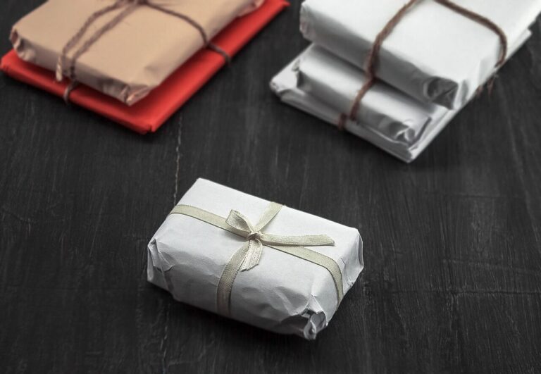 parcel, packaging, gift, paper, rope, pack, mail, wrap, vintage